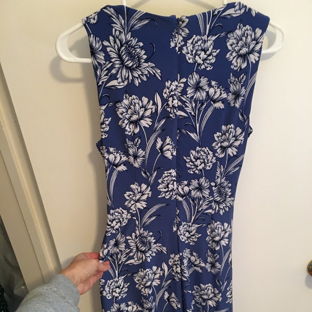 I.N.C. Floral Ruched Dress - Picture 6 of 7